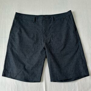 Travis Mathew Golf‎ Shorts Men's Grey/blue/black Tonal Print Size 38